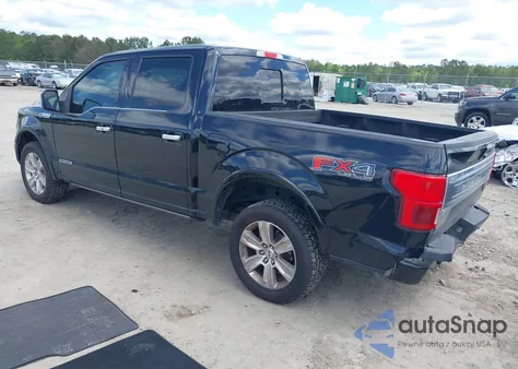 2018 Ford F-150 Platinum из США, поврежденный, VIN 1FTFW1E12JFD70459